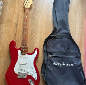 Κόκκινη ηλεκτρική κιθάρα jacky Jackson