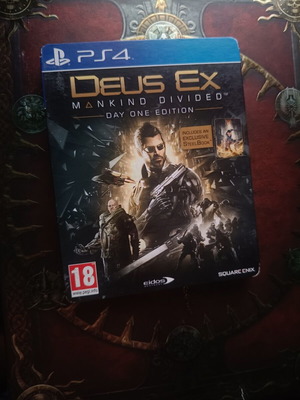 Deus Ex: Mankind Divided Day One Edition Steelbook για Sony PlayStation 4 σαν καινούργιο