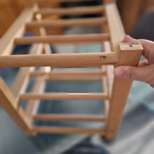 IKEA wooden wine rack like new