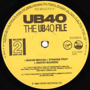 UB40 The UB40 File double album used