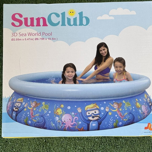 Plastic pool like new, 2 m, circular shape