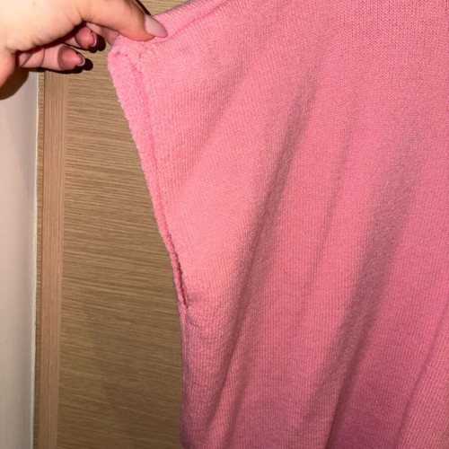Pink oversized cardigan like new, size XXL