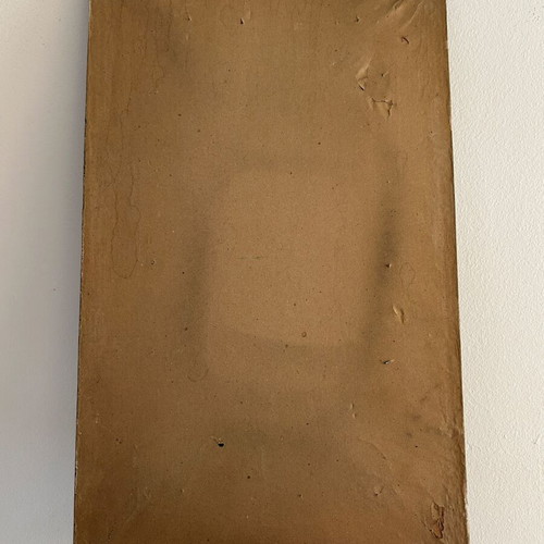 Vintage handmade embroidery framed artwork