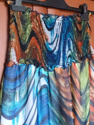 Strapless dress used, length 1.22 m, size M