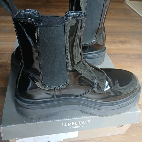 Lumberjack women's boots used, black, size 37