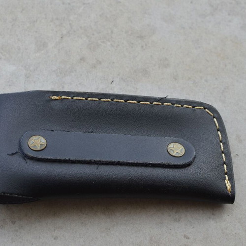 Handmade Folding Knife Stainless Steel Buffalo Horn Handle new