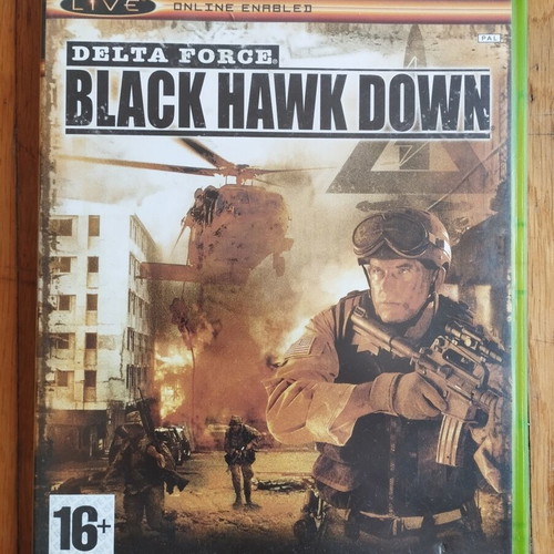 Xbox Delta Force Black Hawk Down game used, complete