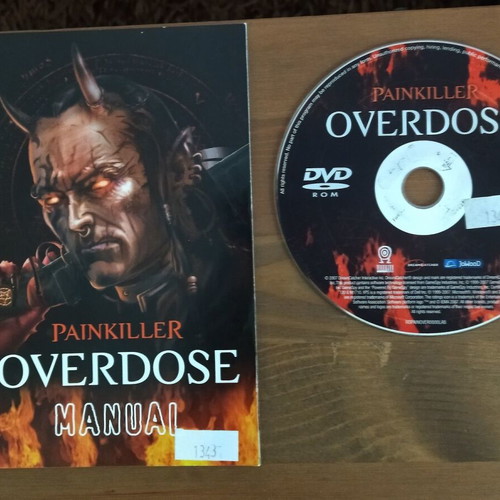 Painkiller Overdose PC used, manual only without cover