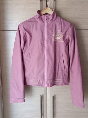 Μπουφάν Barbie ροζ μεταχειρισμένο, μέγεθος S