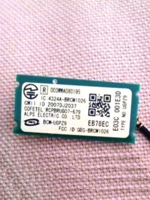Bluetooth card used for Sony Vaio VGN-FW Series (4324A-BRCM1026)
