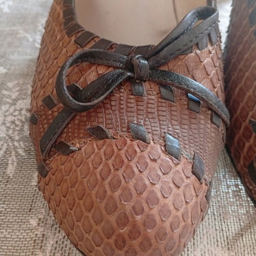 Dior leather pumps like new, beige and brown