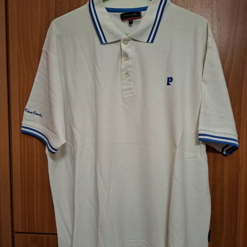 Pierre Cardin Polo Shirt like new, white, size 2XL