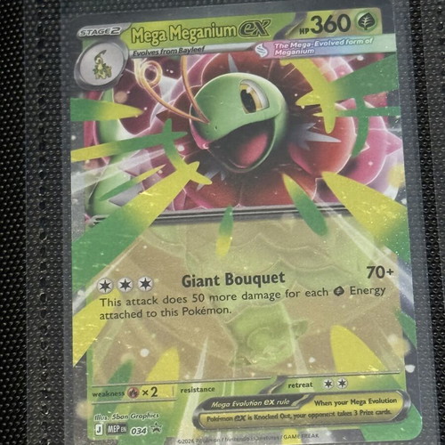 Pokemon TCG MEG 034 Ascended Heroes Black Star Promo box like new