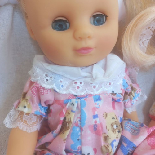 Set of 2 vintage baby dolls El Greco with blinking eyes