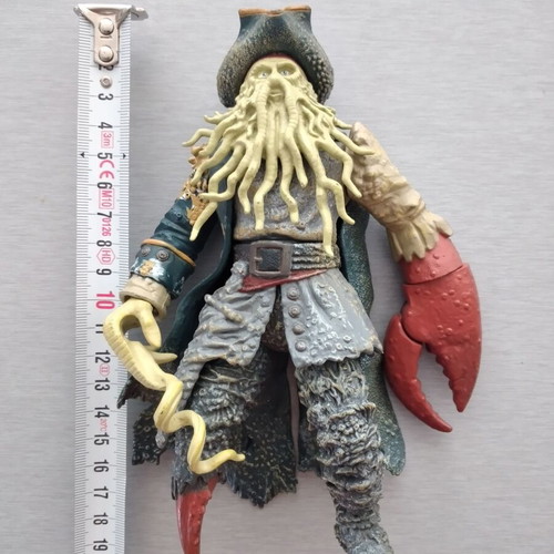 Pirates of The Caribbean Davy Jones Collectable Action Figure used