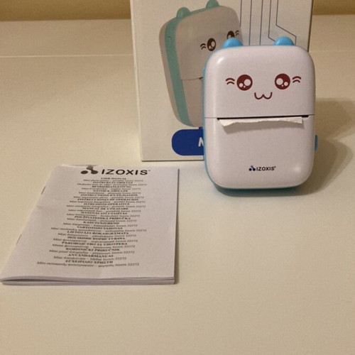 Mini printer Izoxis new with 10 printing rolls