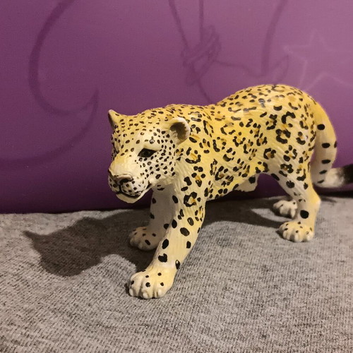 Schleich 14311 Leopard figure used