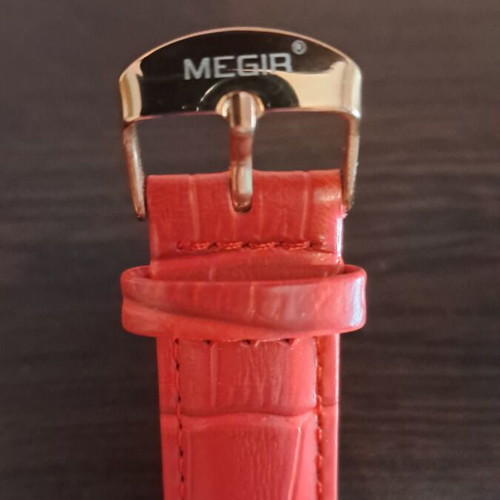 Megir women's wristwatch like new with battery and strap replaced