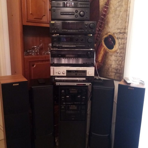 Onkyo TX-SR605 amplifier used, 90 watt