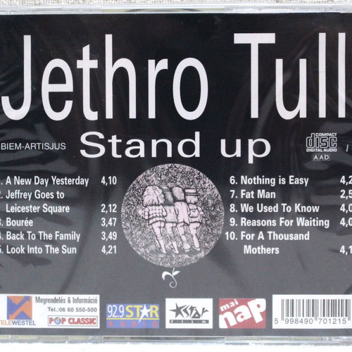 Jethro Tull Stand Up CD new, Hungarian copy