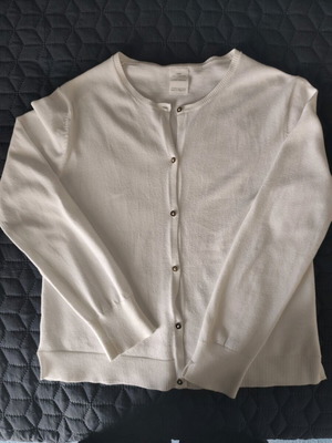 Παιδική ζακέτα Zara λευκή basic σαν καινούργιο