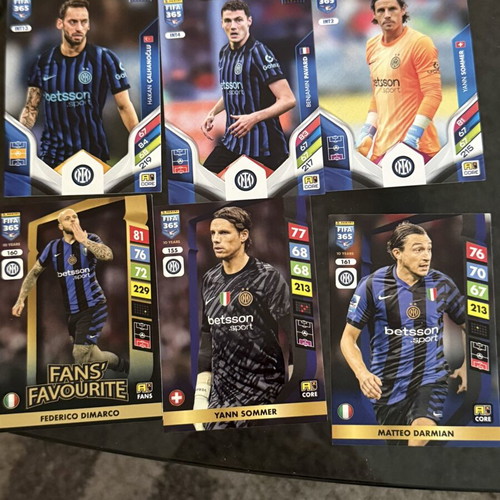 FIFA 365 Adrenalyn 17 Inter Milan cards new