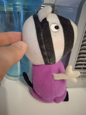 Pepa zebra figure used