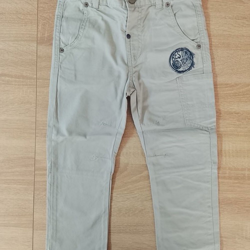 Benetton summer pants for boys 4-5 years new, gray, size XS 110 cm