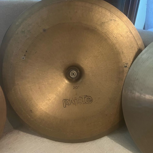 Paiste cymbals used