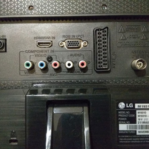 LG M1931 TV 19 inches like new