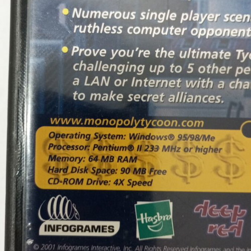 Monopoly Tycoon PC game