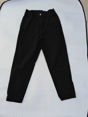 Stradivarius black slim jeans like new, elastic waist, size S