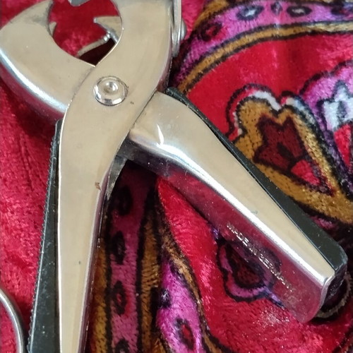Vintage manicure scissors set of 5 with German staple remover used