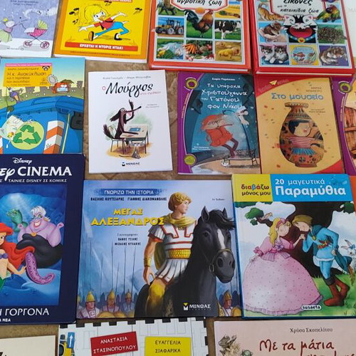 Children's books collection like new, various topics