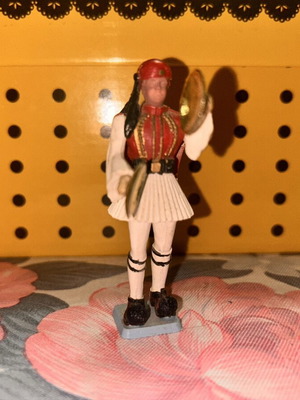 Athena Evzone Musician Figure from 1960s, used