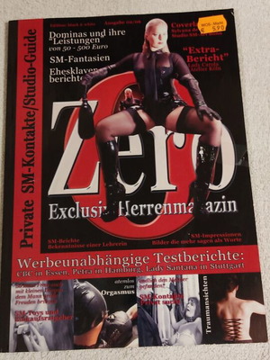 Exclusive Herrenmagazin magazine like new, German language, black and white