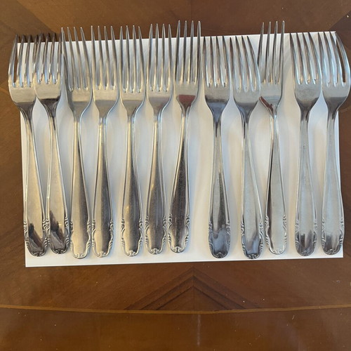 Stainless Steel Forks like new, set of 12