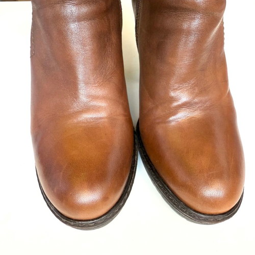Classico women's ankle boots used size 40, brandy color, 10 cm heel