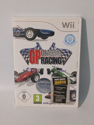 GP Classic Racing Nintendo Wii game very good condition