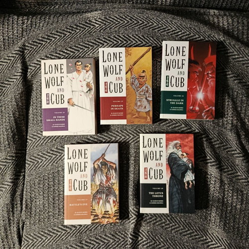 Lone Wolf & Cub manga set volumes 6-11, like new, English