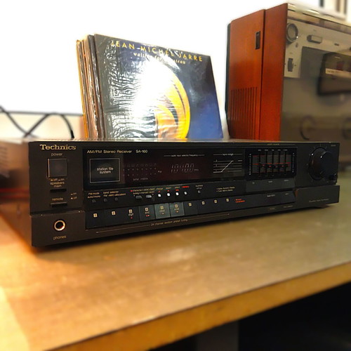 Technics SA-160 Stereo Amplifier 2x40W RMS used with phono input