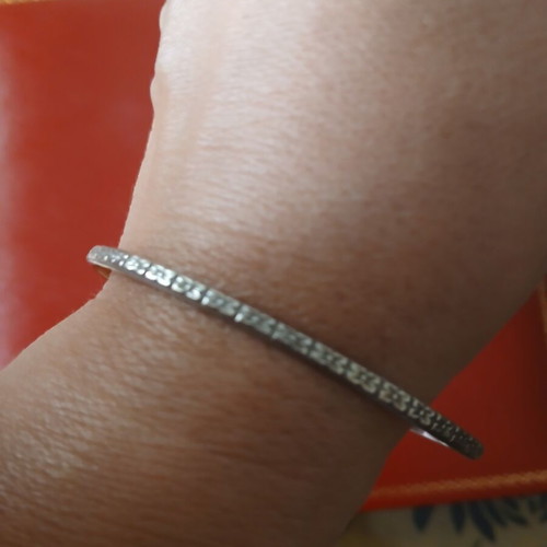 Silver 925 bangle 6.5 cm opening, like new
