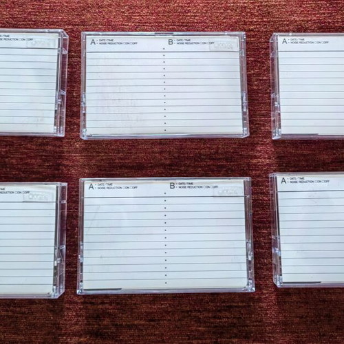 TDK D90 audio cassettes new, set of 6