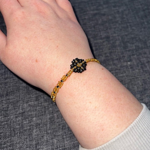 Handmade crosses new, black and gold, set of 2 pieces