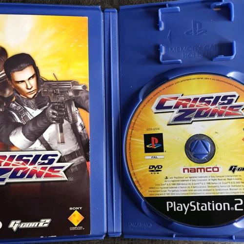 Crisis Zone PS2 used, complete set