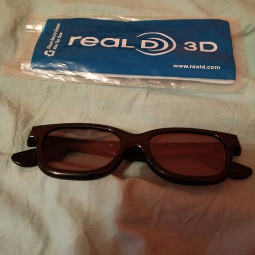 Cinema 3D glasses used