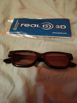 Cinema 3D glasses used