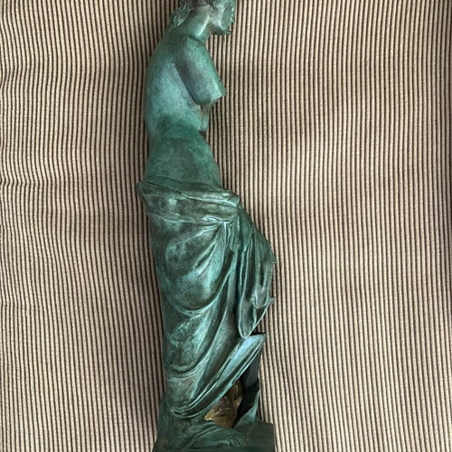 Salvador Dalí Venus De Milo Bronze Sculpture Green Patina