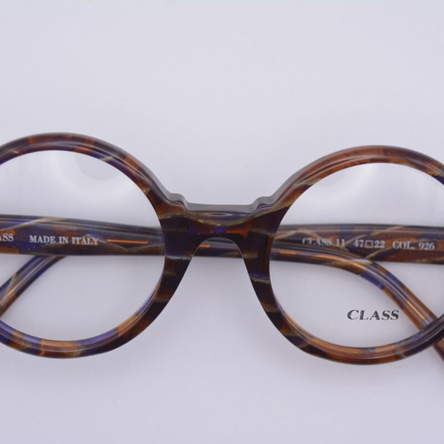 Class Vintage 80s Eyeglasses new, blue brown