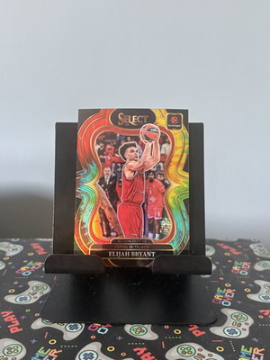 Elijah Bryant Panini Select Tie Dye Card /25 new